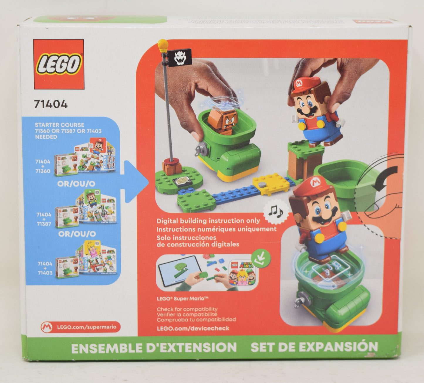 Lego Super Mario Bros Goombas Shoe Expansion Set Game 71404 New