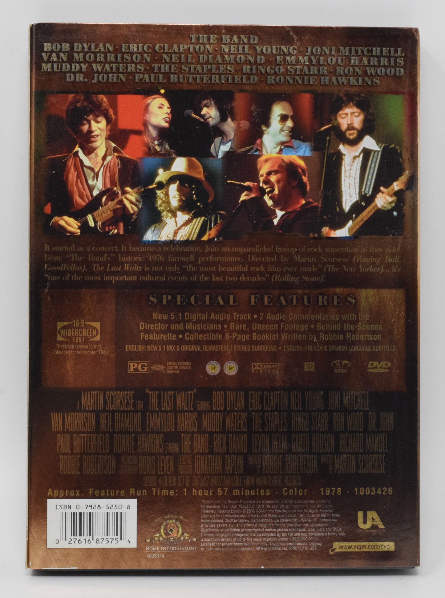 The Last Waltz DVD Special Edition