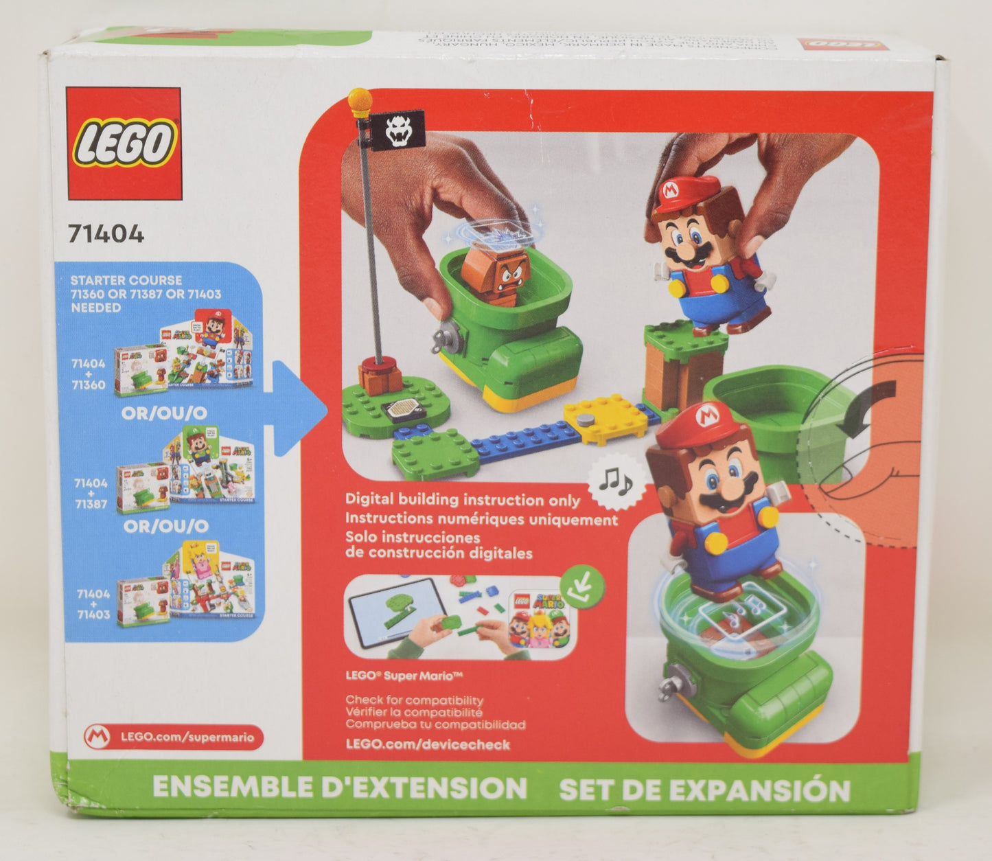 Lego Super Mario Bros Goombas Shoe Expansion Set Game 71404 New