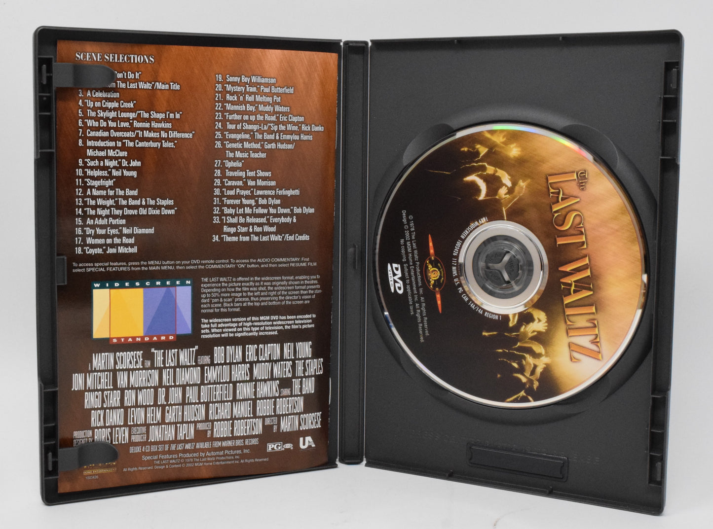 The Last Waltz DVD Special Edition