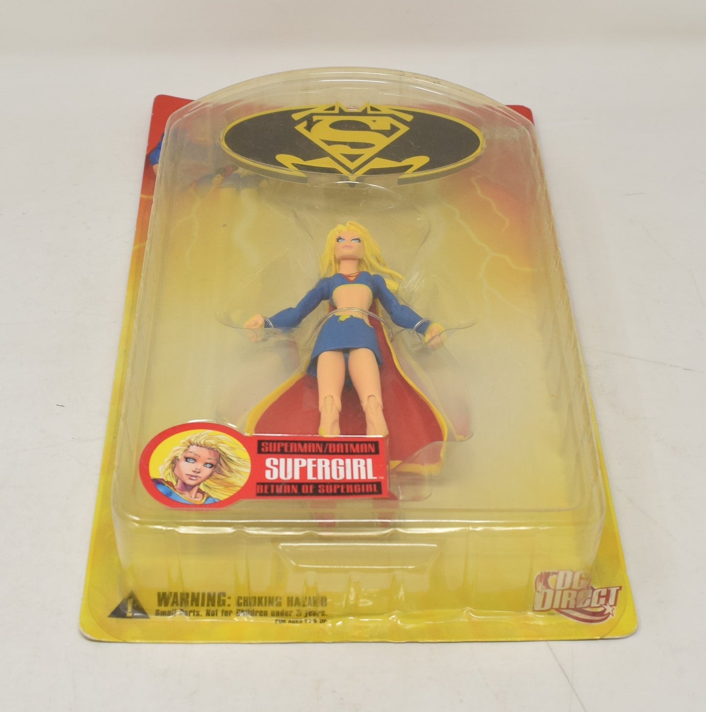 Superman Batman Return Supergirl Action Figure 2 DC Direct MOC New