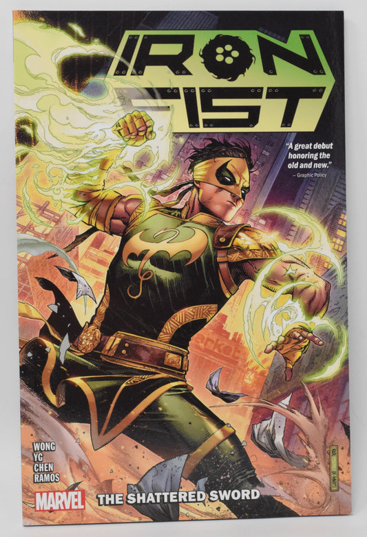 Iron Fist Shattered Sword TP Marvel 2022 NM- 9.2 Signed Alyssa Wong