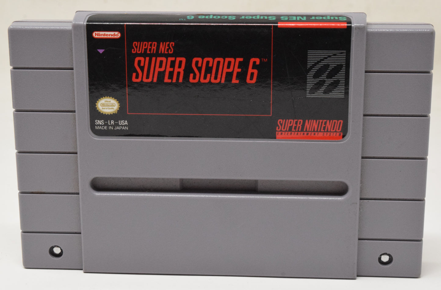 Super Nintendo SNES Scope 6 Video Game Cartridge