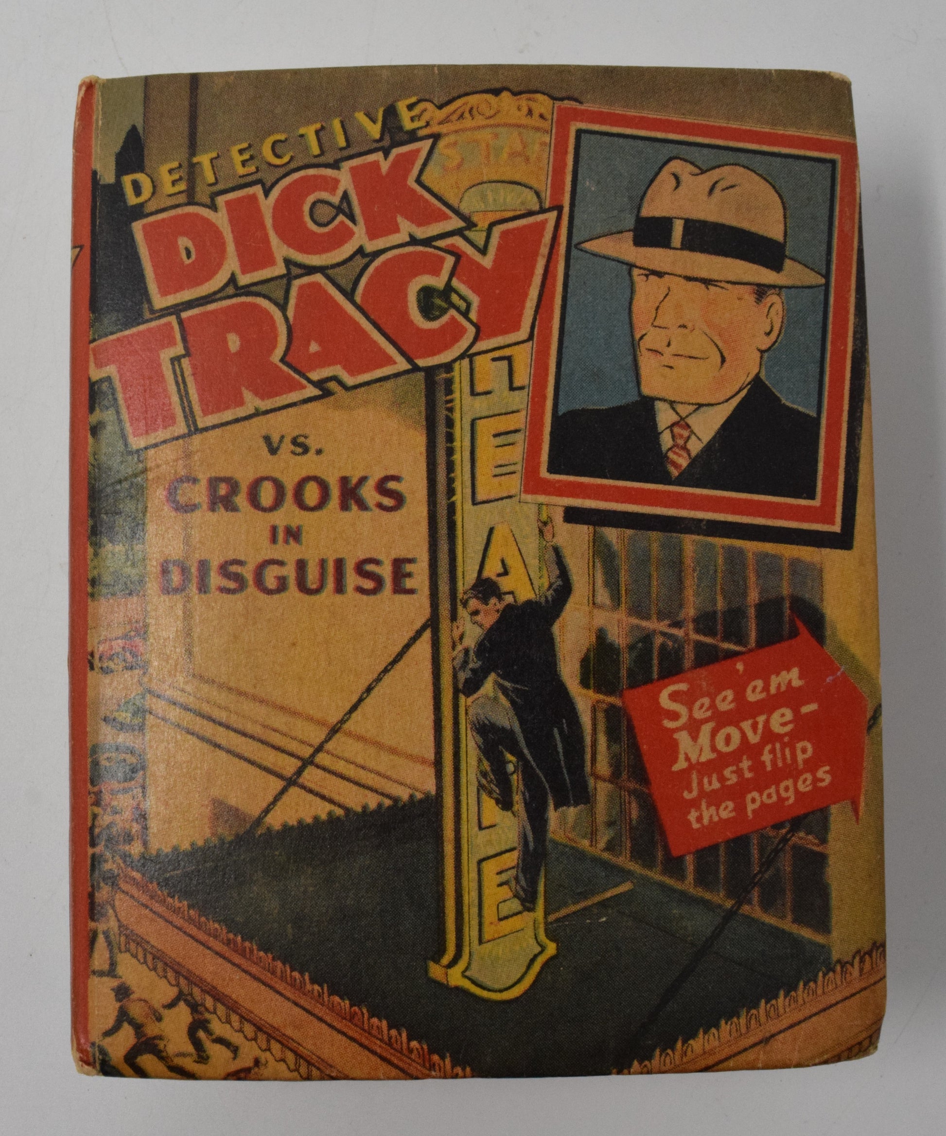 Dick Tracy Vs Crooks In Disguise 1479 Better Little Book Whitman 1939 VF - Golden Apple Comics