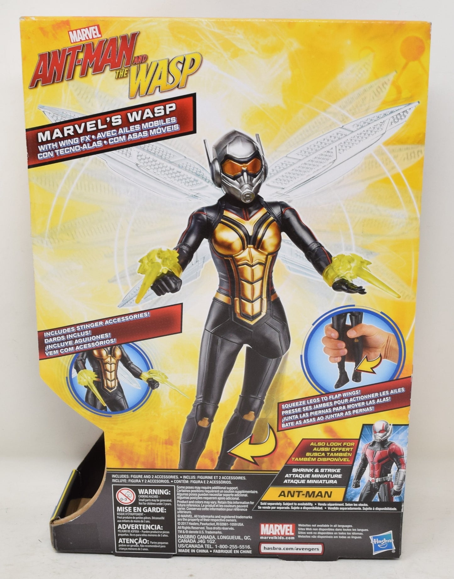 Wasp Antman And The Wasp Shrink & Strike Hasbro MOC New