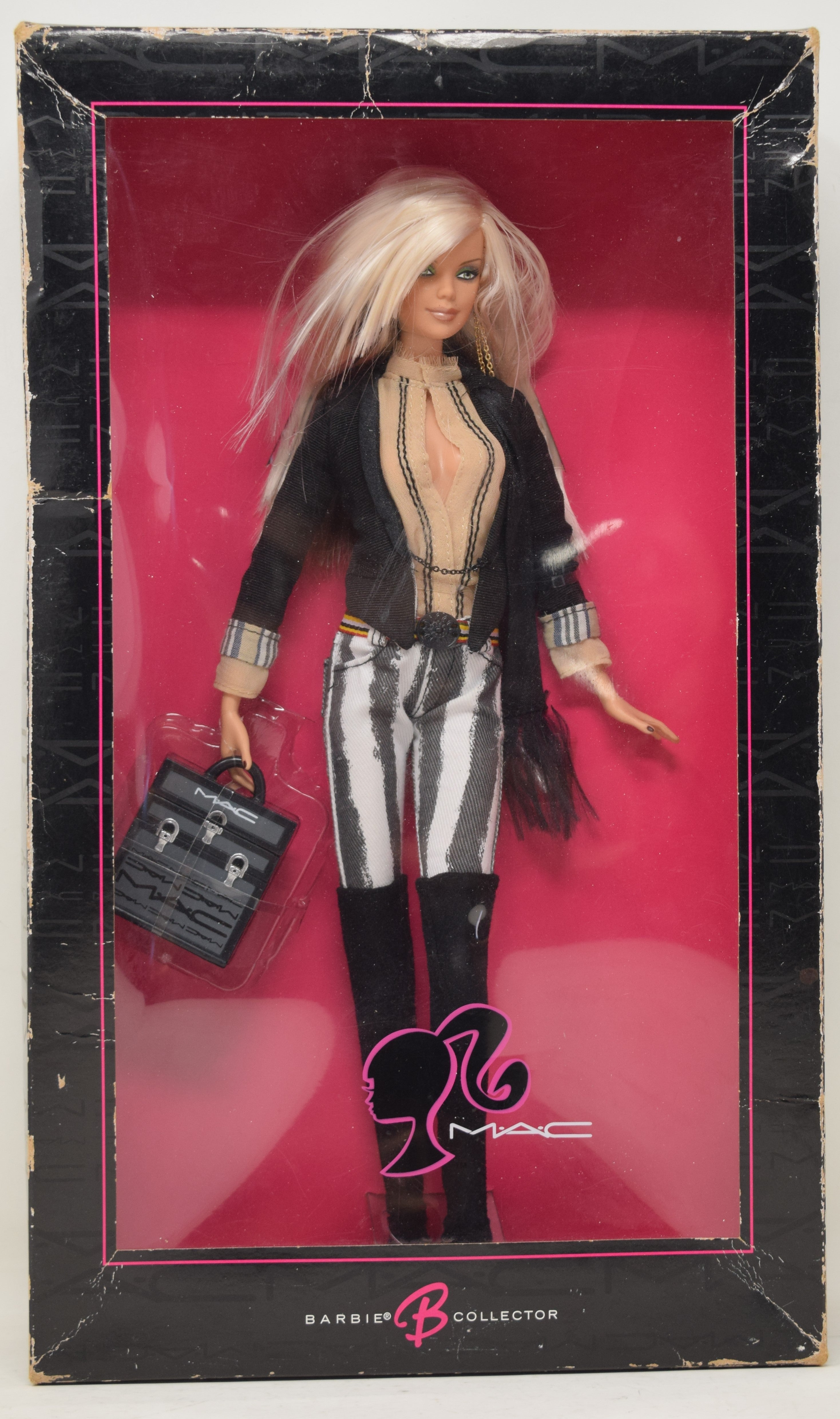 Barbie MAC Cosmetics Make-Up Doll 2006 M.A.C. Gold Label K7966 NIB