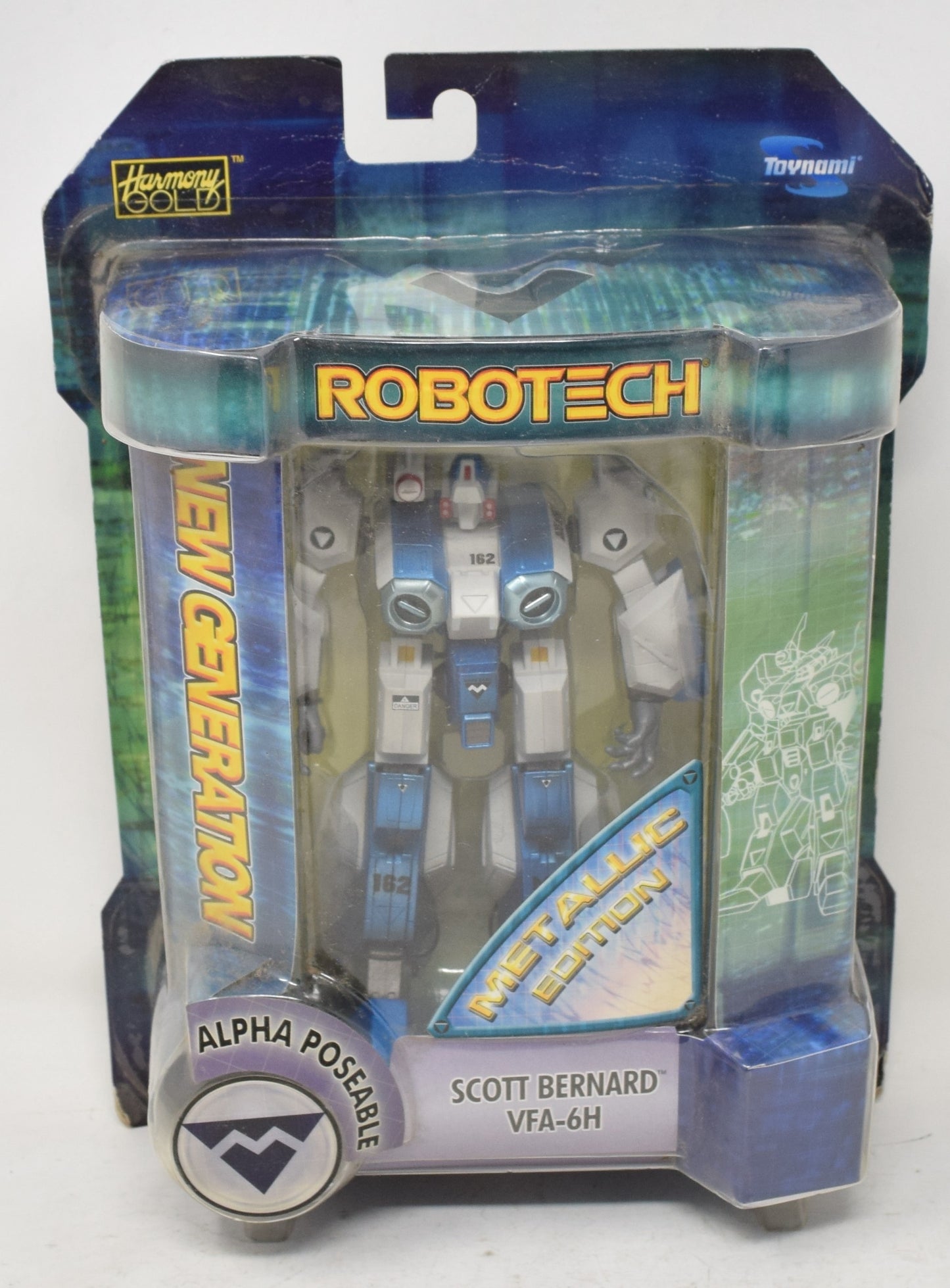 Robotech Scott Bernard Metallic Edition Toynami 2003 MOC New