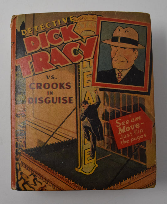 Dick Tracy Vs Crooks In Disguise 1479 Better Little Book Whitman 1939 FN - Golden Apple Comics