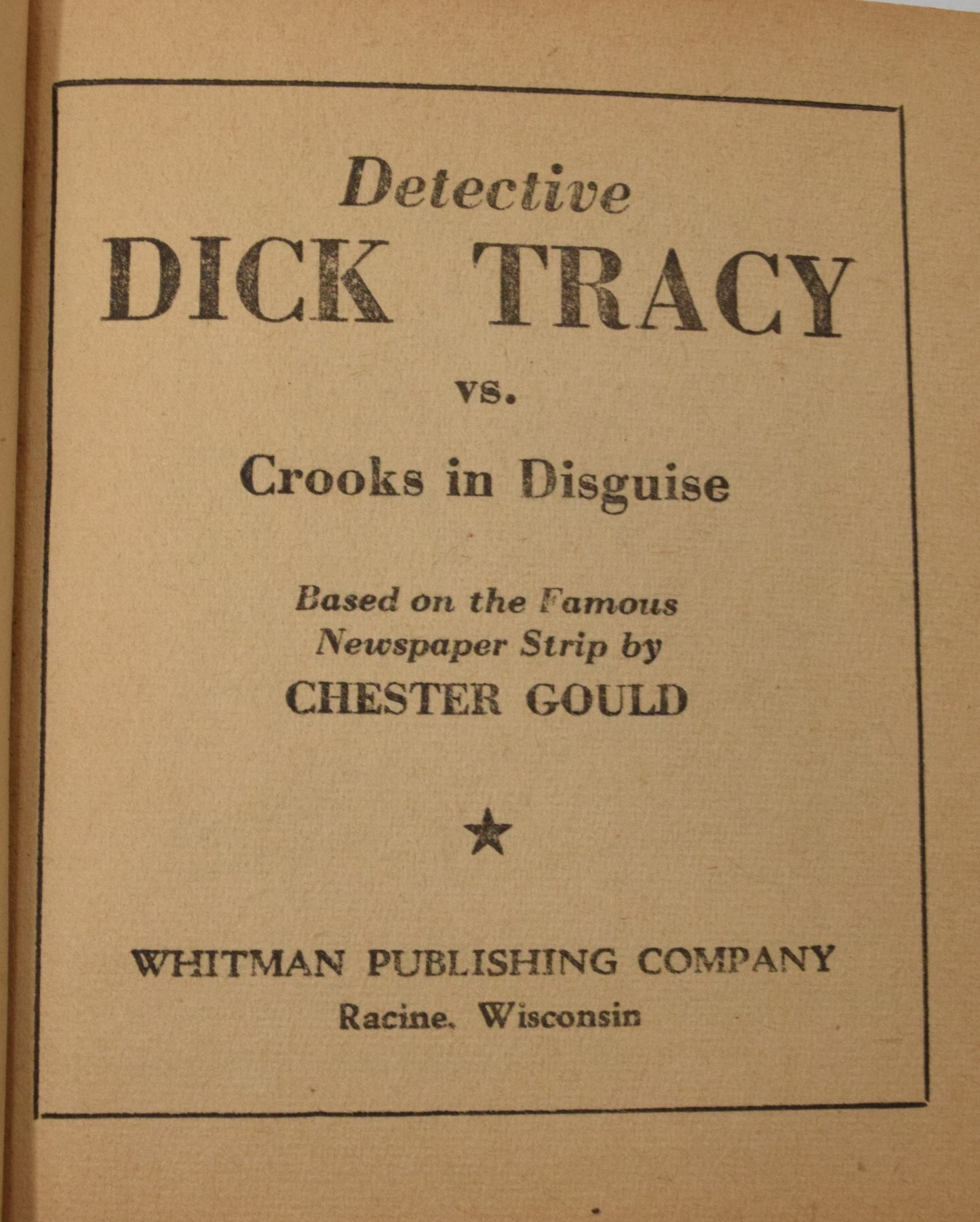 Dick Tracy Vs Crooks In Disguise 1479 Better Little Book Whitman 1939 FN - Golden Apple Comics