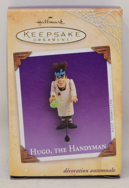 Hallmark Keepsake Ornament Hugo Handyman Mansion Ravewood Halloween 2004 NIB