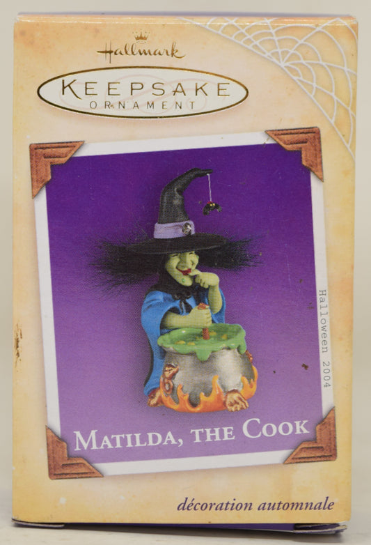 Hallmark Keepsake Ornament Matilda The Cook Halloween Christmas Tree 2004 NIB