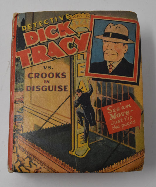 Dick Tracy Vs Crooks In Disguise 1479 Better Little Book Whitman 1939 VG - Golden Apple Comics