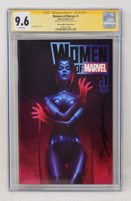 Women of Marvel Variant Trade Jeehyung Lee 2021 Marvel CGC SS 9.6