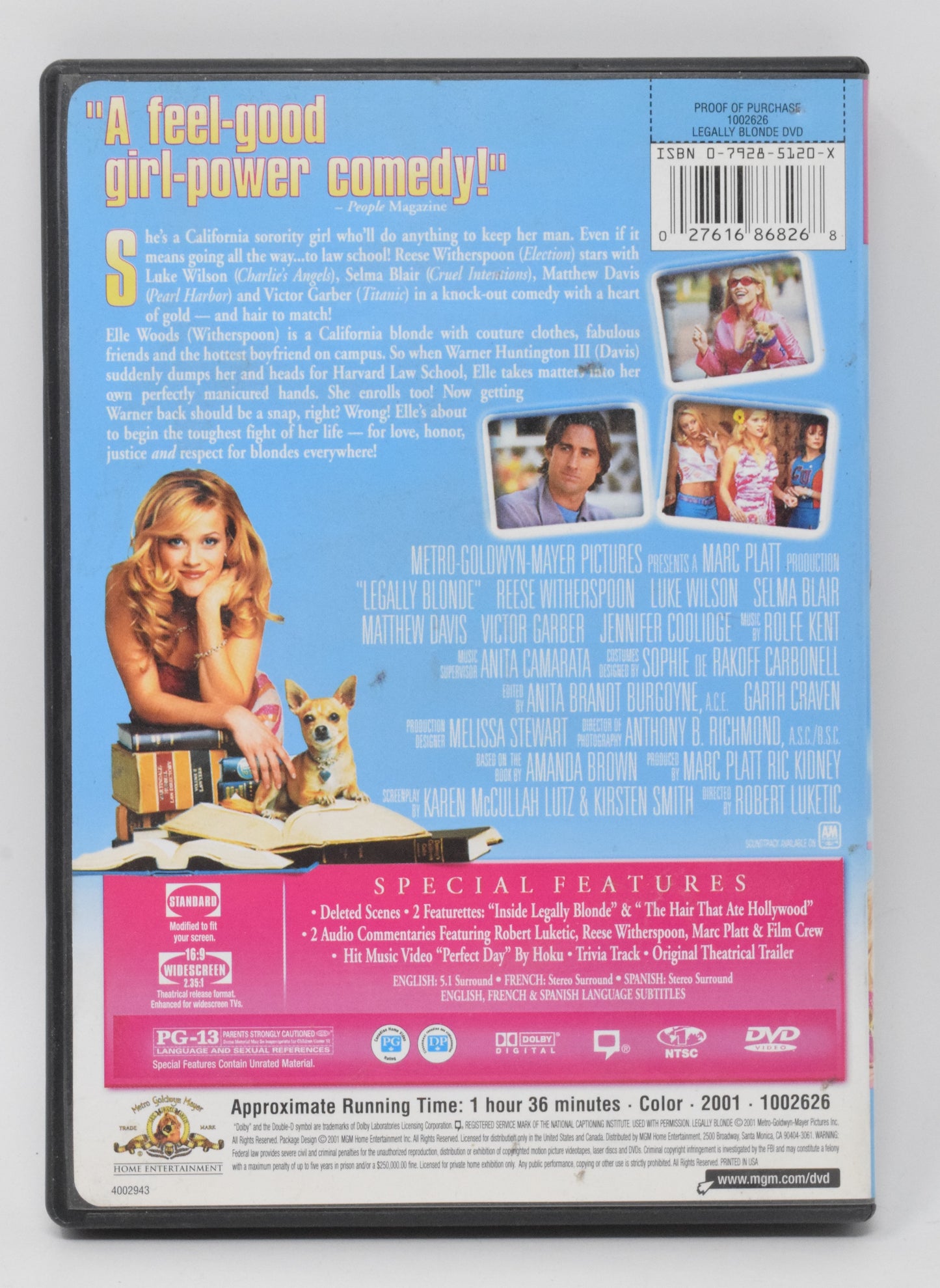 Legally Blonde Special Edition DVD