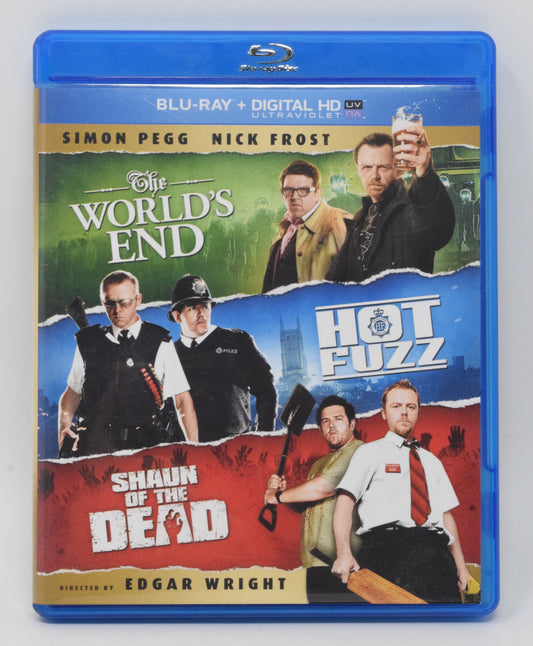 World's End Hot Fuzz Shaun Of The Dead Trilogy DVD Blu-ray