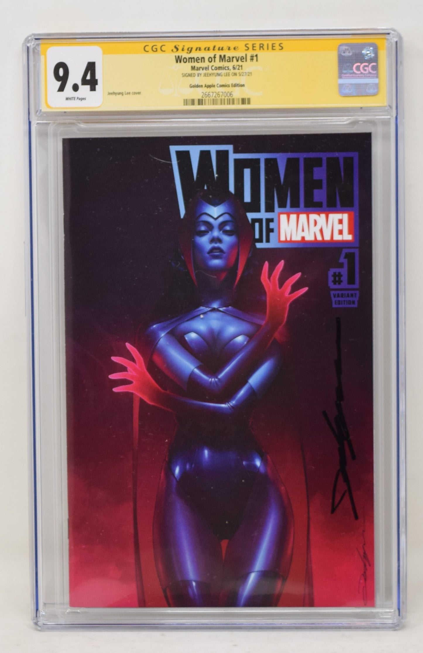 Women of Marvel Variant Trade Jeehyung Lee 2021 Marvel CGC SS 9.4