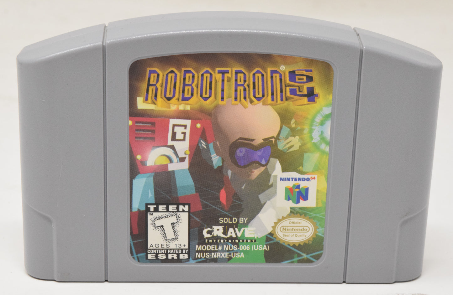 Nintendo 64 N64 Robotron 64 Video Game Cartridge