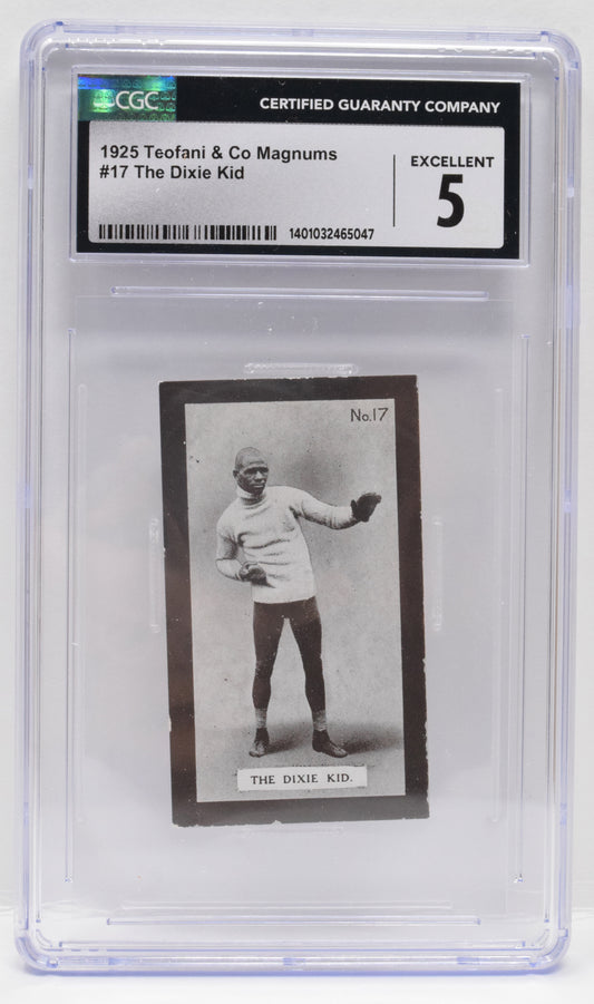 Dixie Kid Boxing Card Teofani Magnums 1925 17 CGC 5