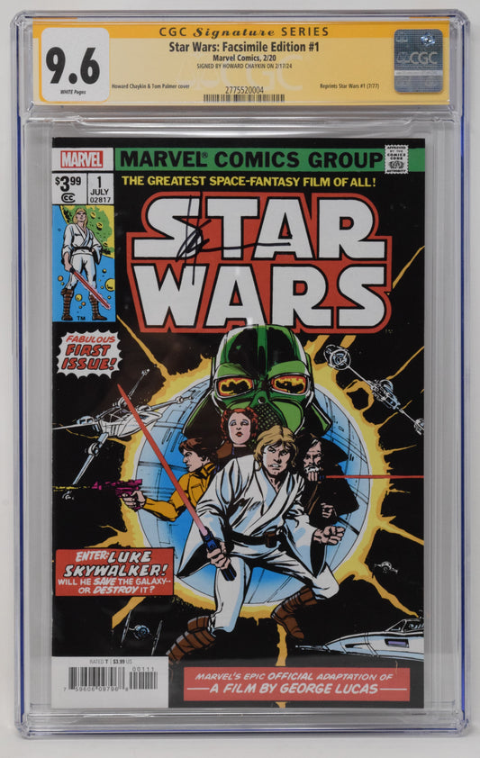 Star Wars 1 Facsimile Marvel 2019 CGC SS 9.6 Signed Howard Chaykin