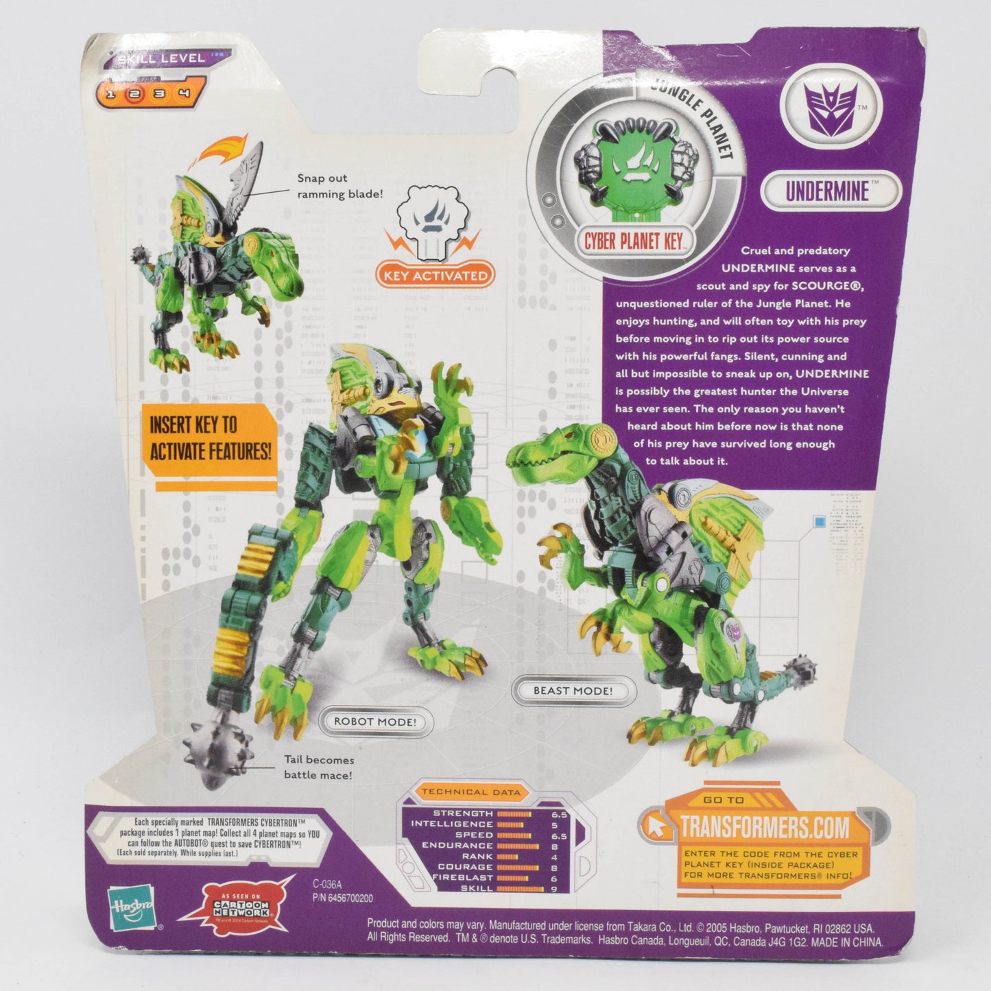 Transformers Cybertron RID Jungle Planet Scout Class Undermine Action Figure New