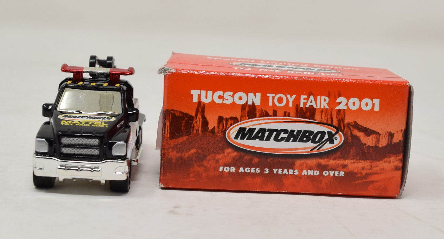 Matchbox Toy Fair 2001 Tucson Wrecker Truck Mattel