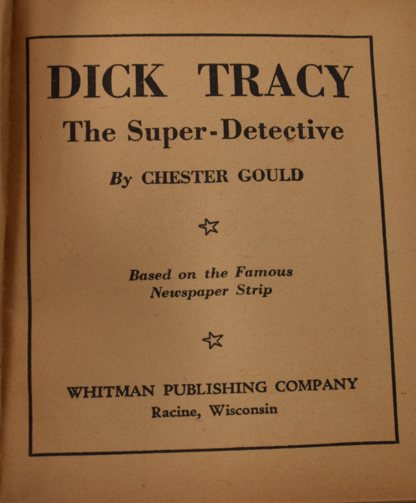 Dick Tracy Super Detective 1488 Better Little Book Whitman 1939 GD - Golden Apple Comics