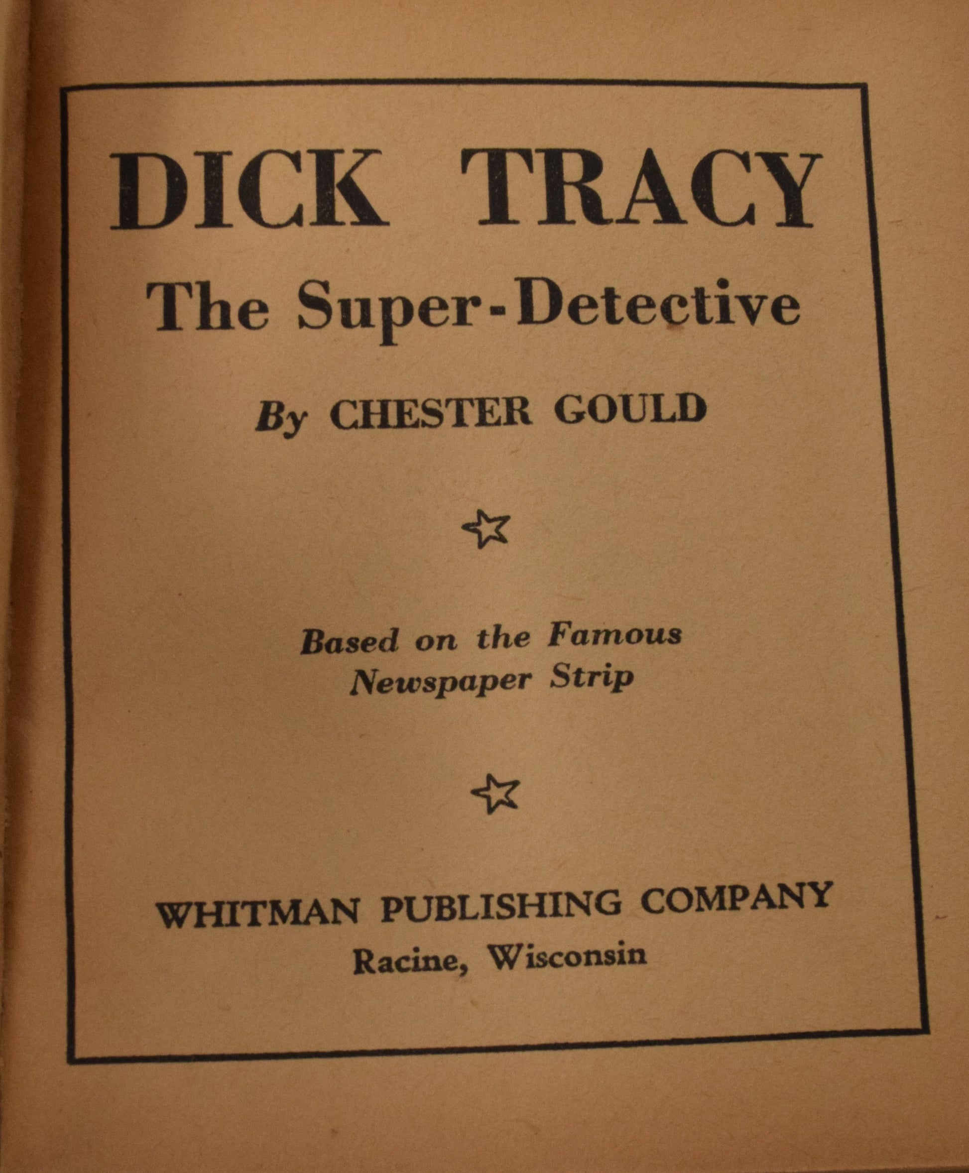 Dick Tracy Super Detective 1488 Better Little Book Whitman 1939 GD - Golden Apple Comics