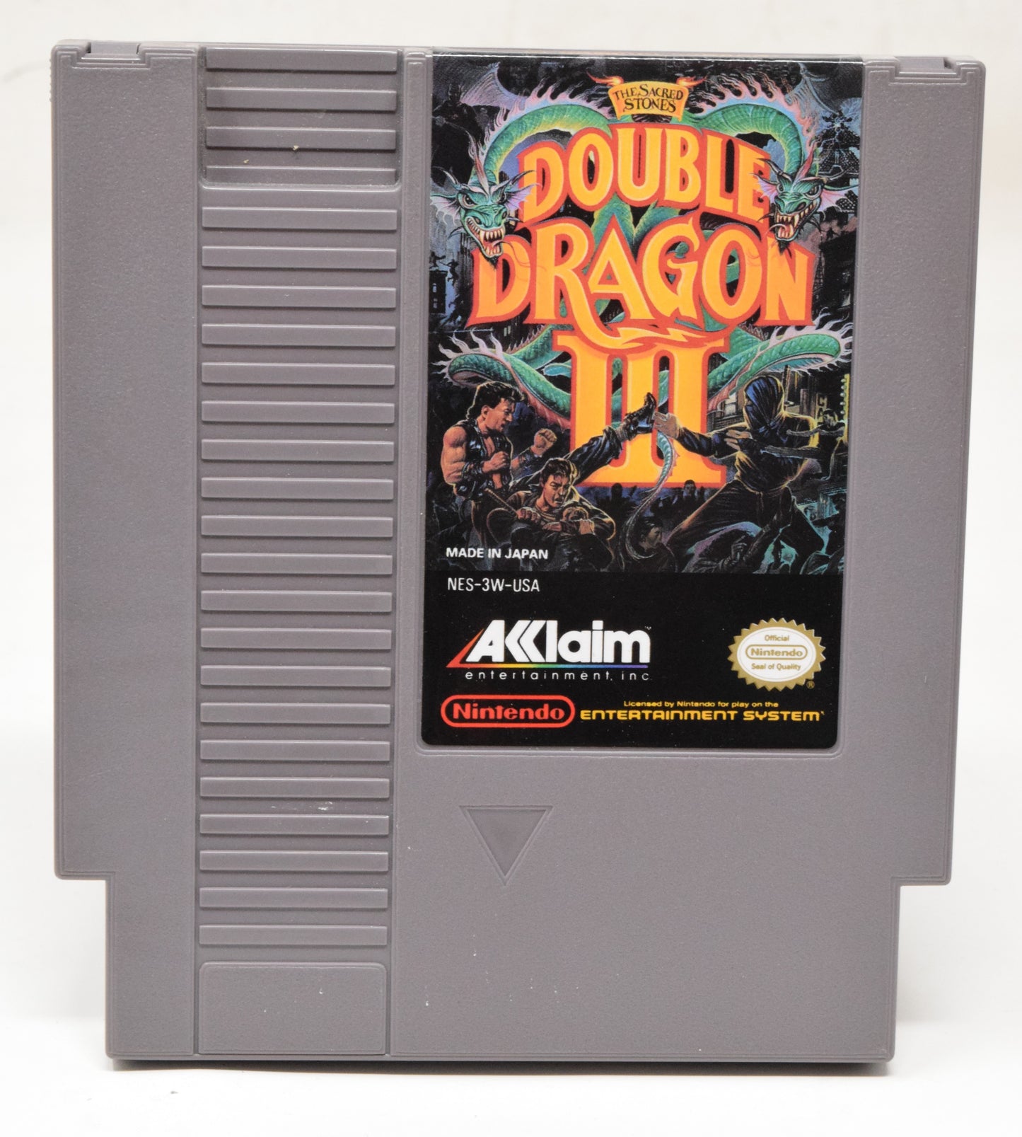 Nintendo NES Double Dragon III Acclaim Video Game Cartridge Manual