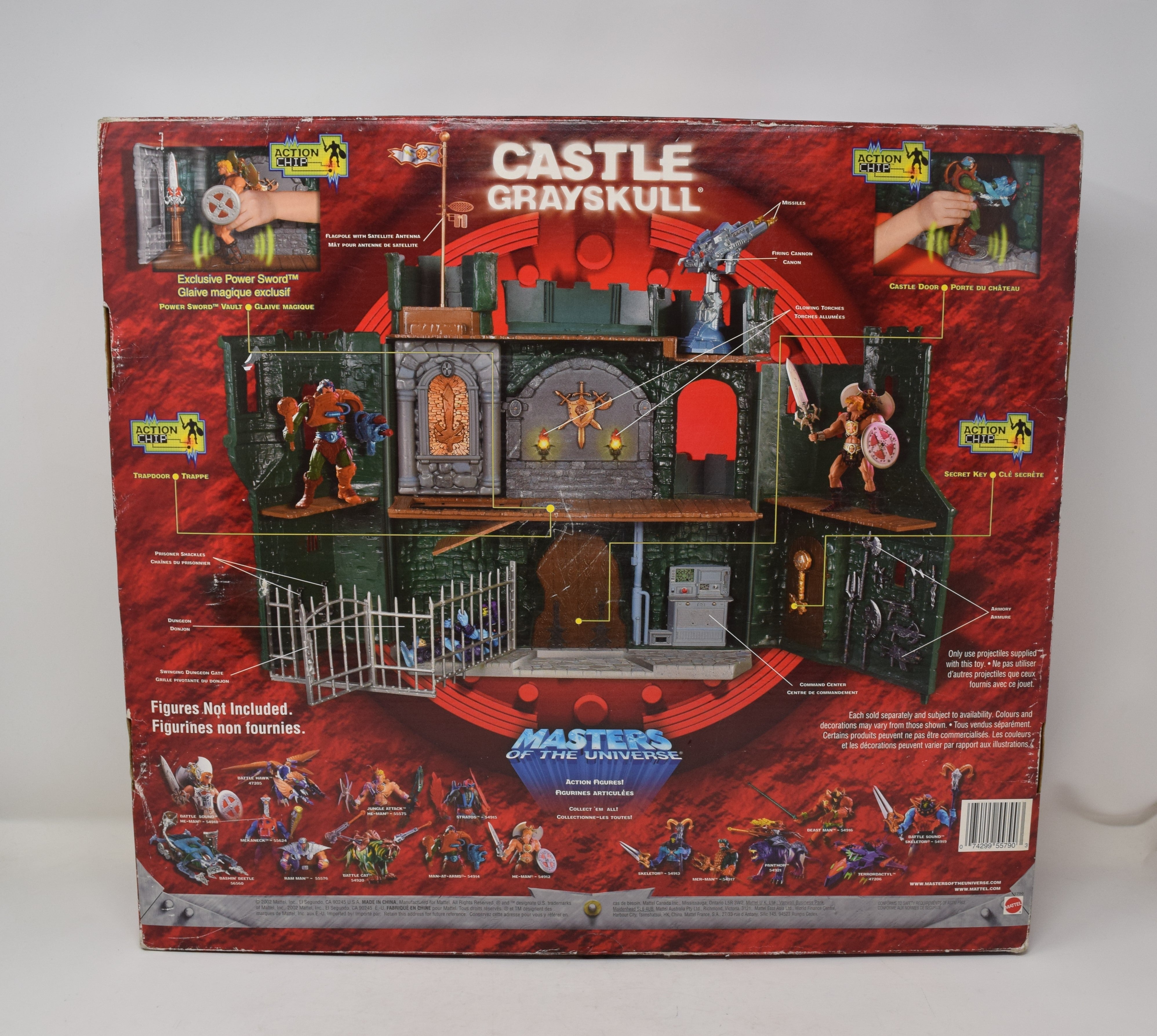 Masters of the universe castle sales grayskull playset