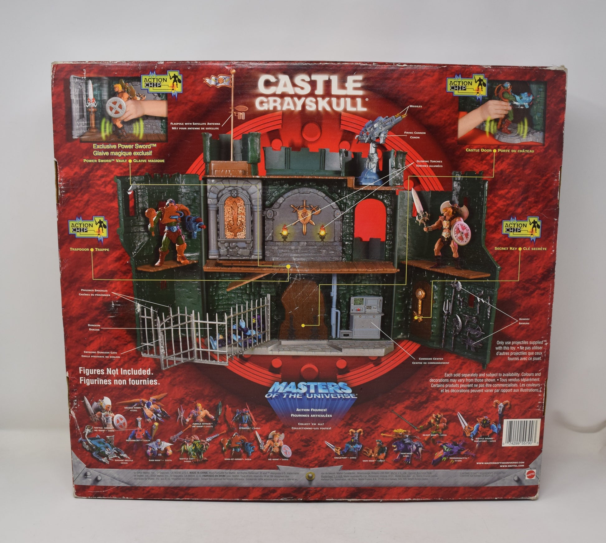 Masters Of The Universe Castle Grayskull Playset 200x HeMan Mattel 55
