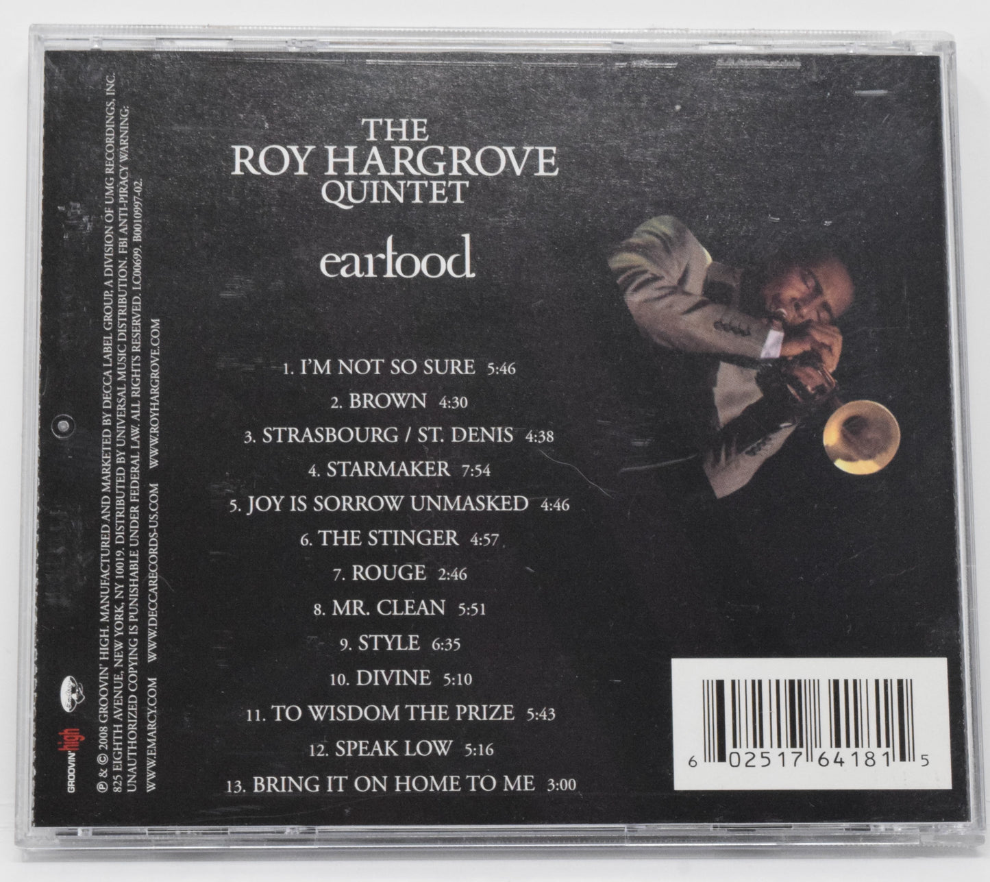 Roy Hargrove Quintet Earfood CD