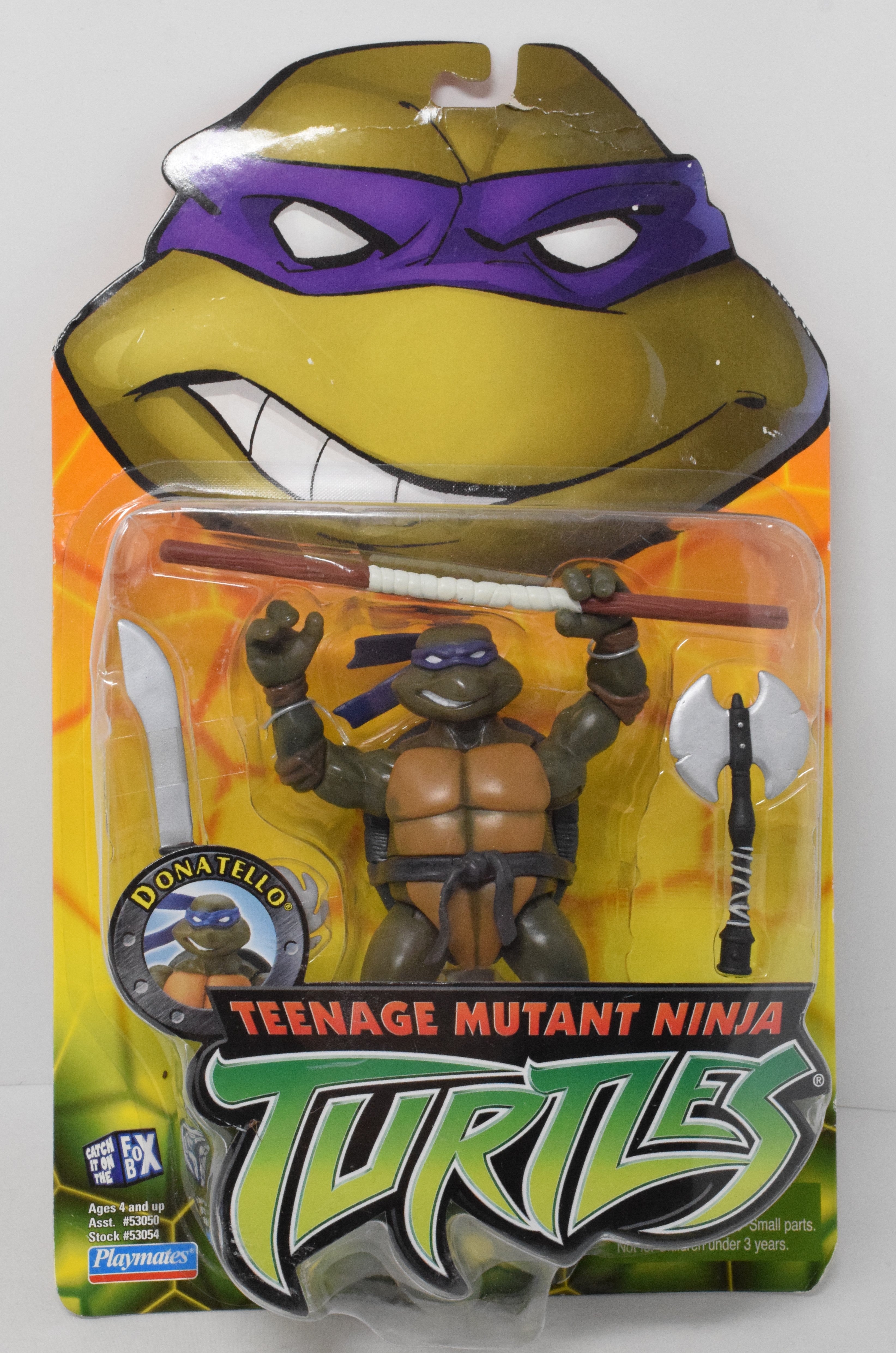 Teenage Mutant Ninja Turtles Donatello Action Figure Playmates 2002 Ne