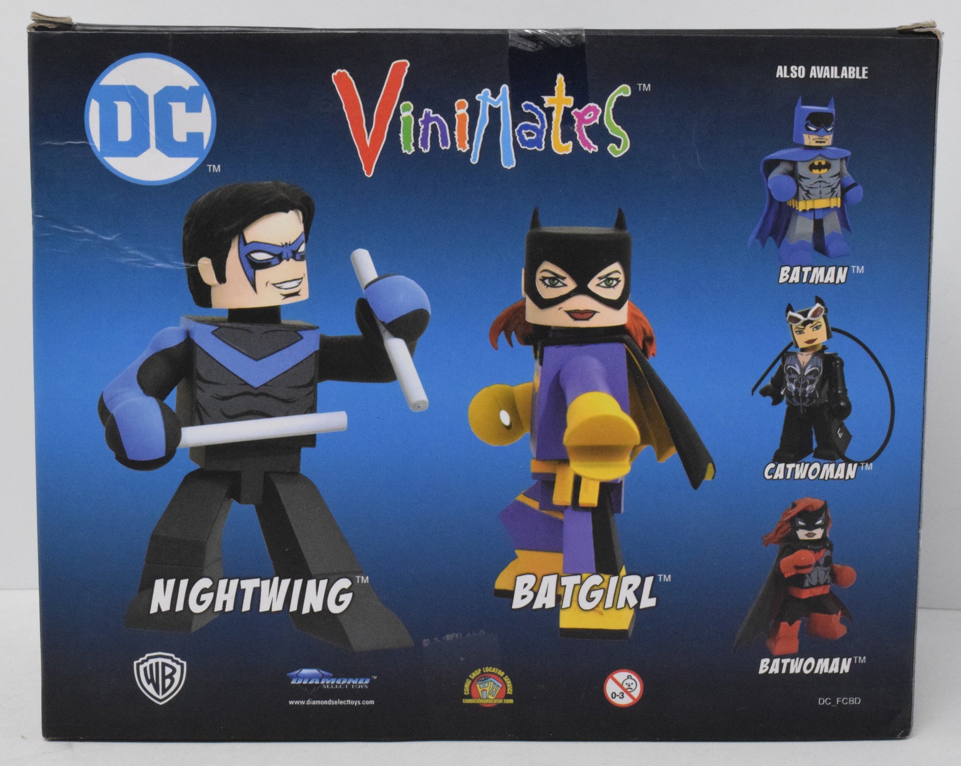 Nightwing Batgirl Vinyl Figures Vinimates Diamond Select DC FCBD 2018 New - Golden Apple Comics
