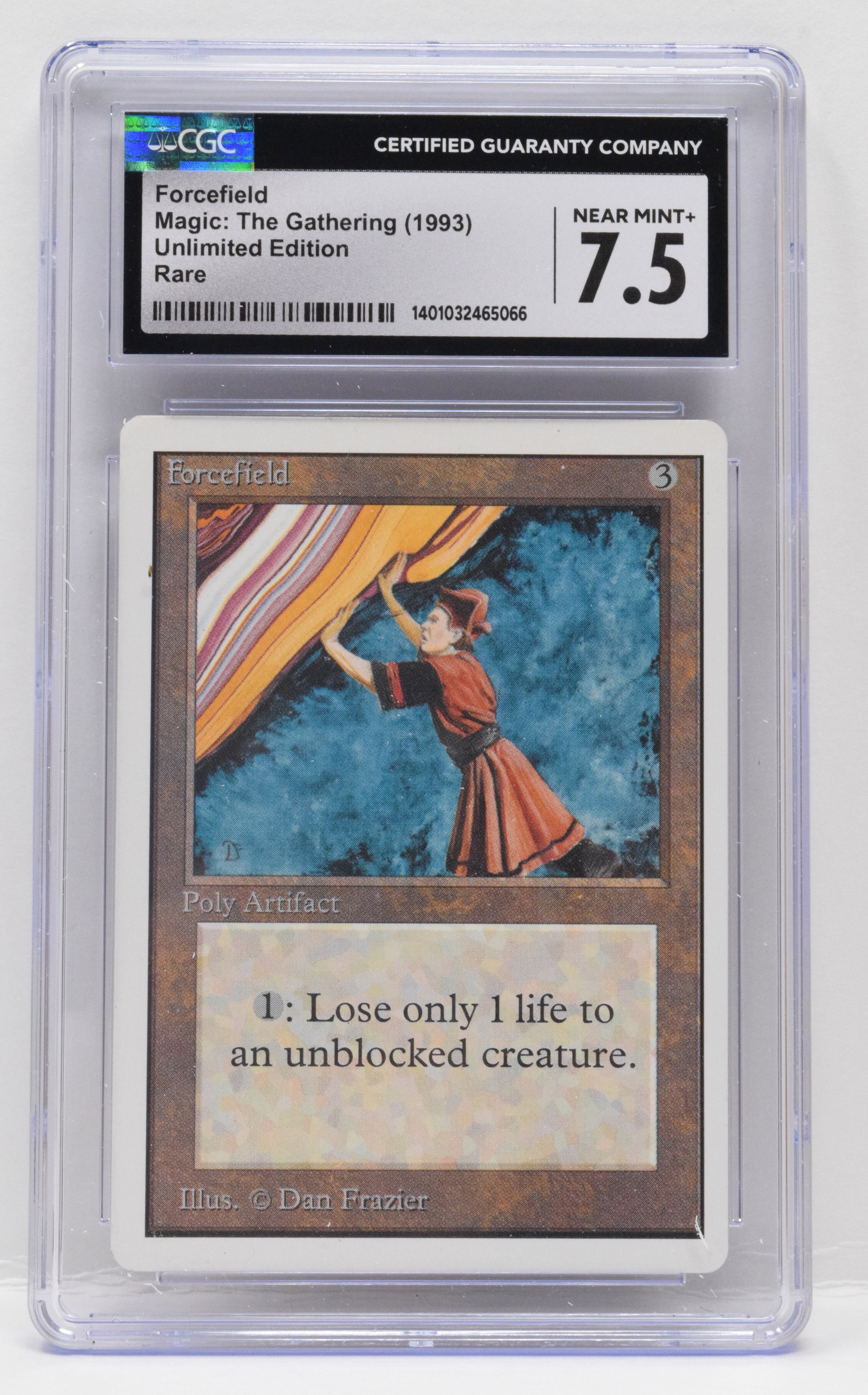 Magic The Gathering MTG Card Forcefield Unlimited 1993 CGC 7.5