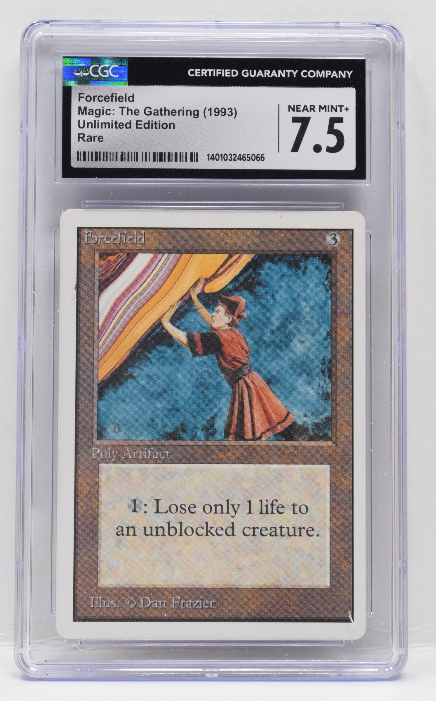 Magic The Gathering MTG Card Forcefield Unlimited 1993 CGC 7.5