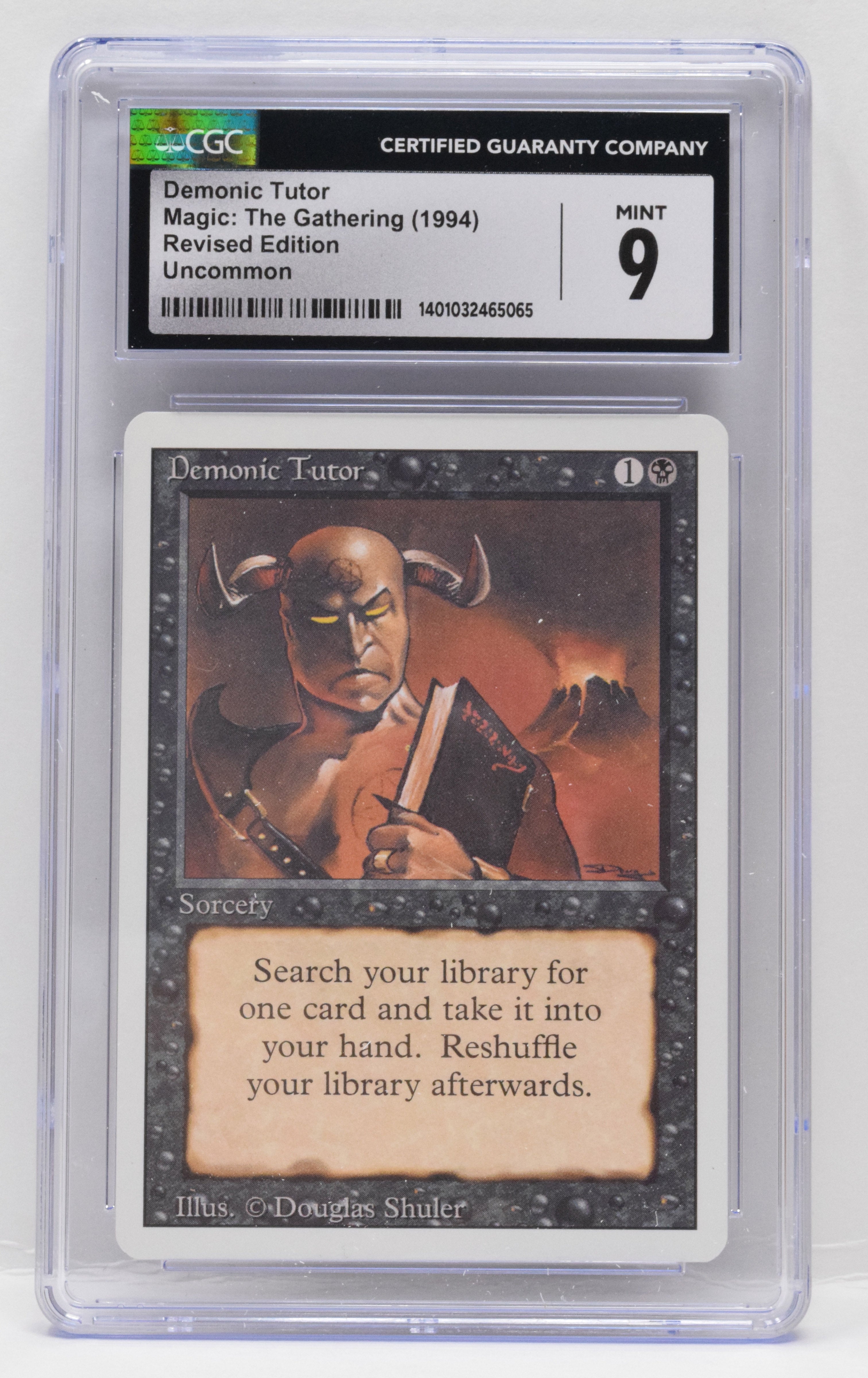 Magic The Gathering MTG Card Demonic Tutor Revised 1994 CGC 9 – Golden  Apple Comics