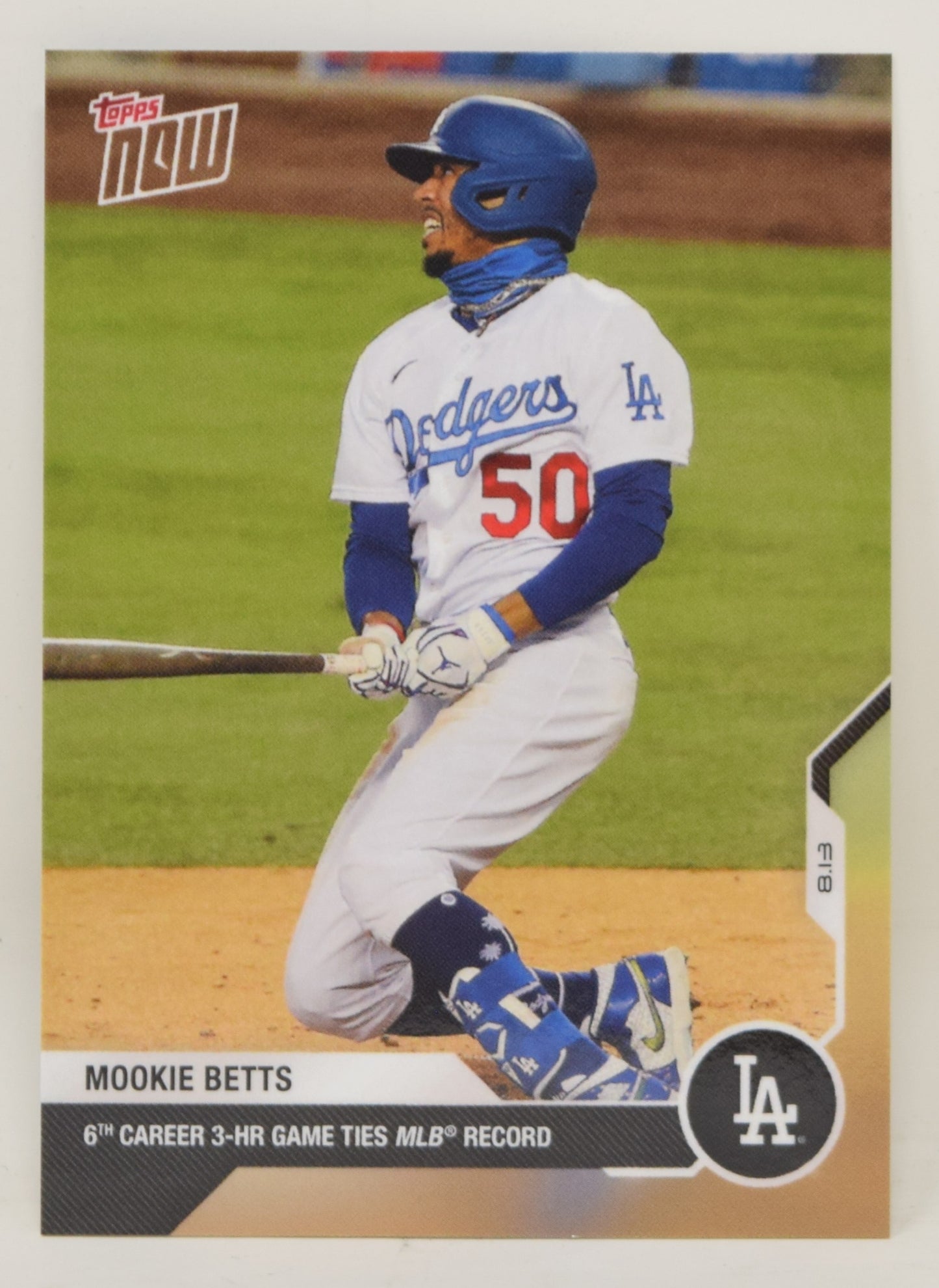 Mookie Betts Topps Now 2020 Baseball Card LA Dodgers 102 NM