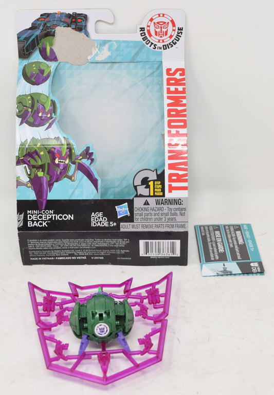 Transformers RID Mini Decepticon Back Action Figure Hasbro MOC New