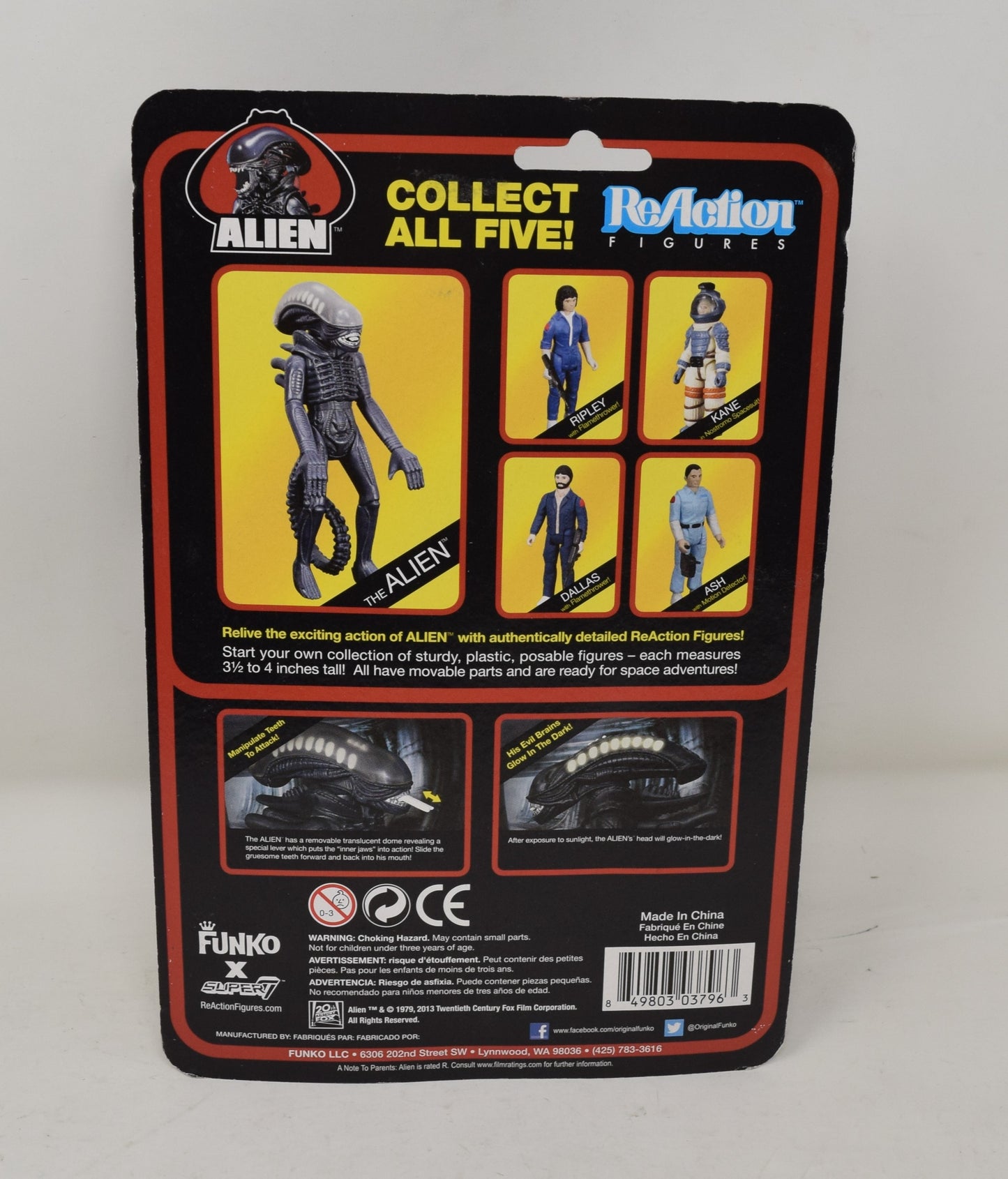 Alien Reaction Action Figure Lootcrate Funko 3/4" MOC