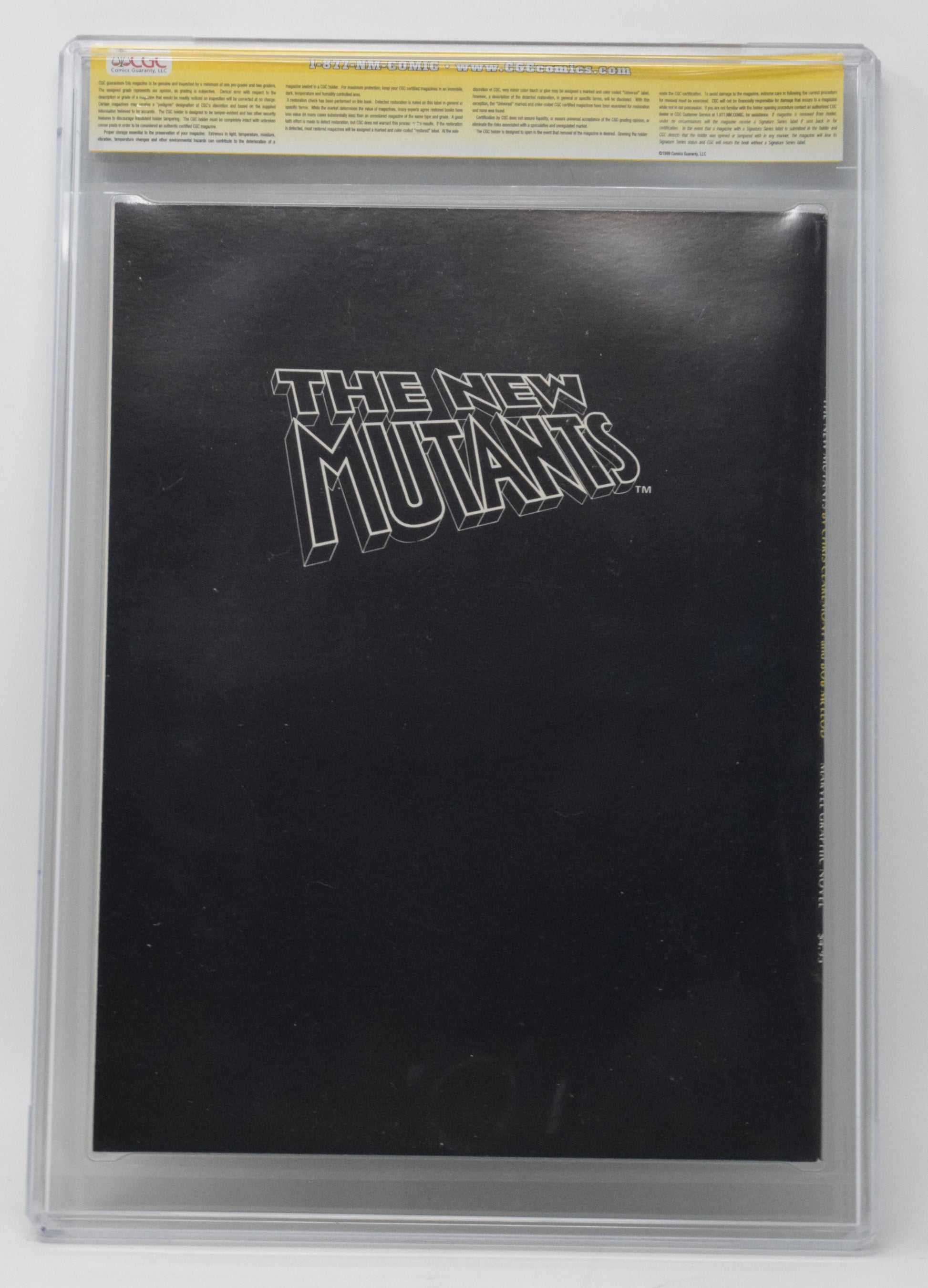 Marvel Graphic Novel 4 1982 CGC SS 9.4 1st New Mutants Chris Claremont Signed - Golden Apple Comics