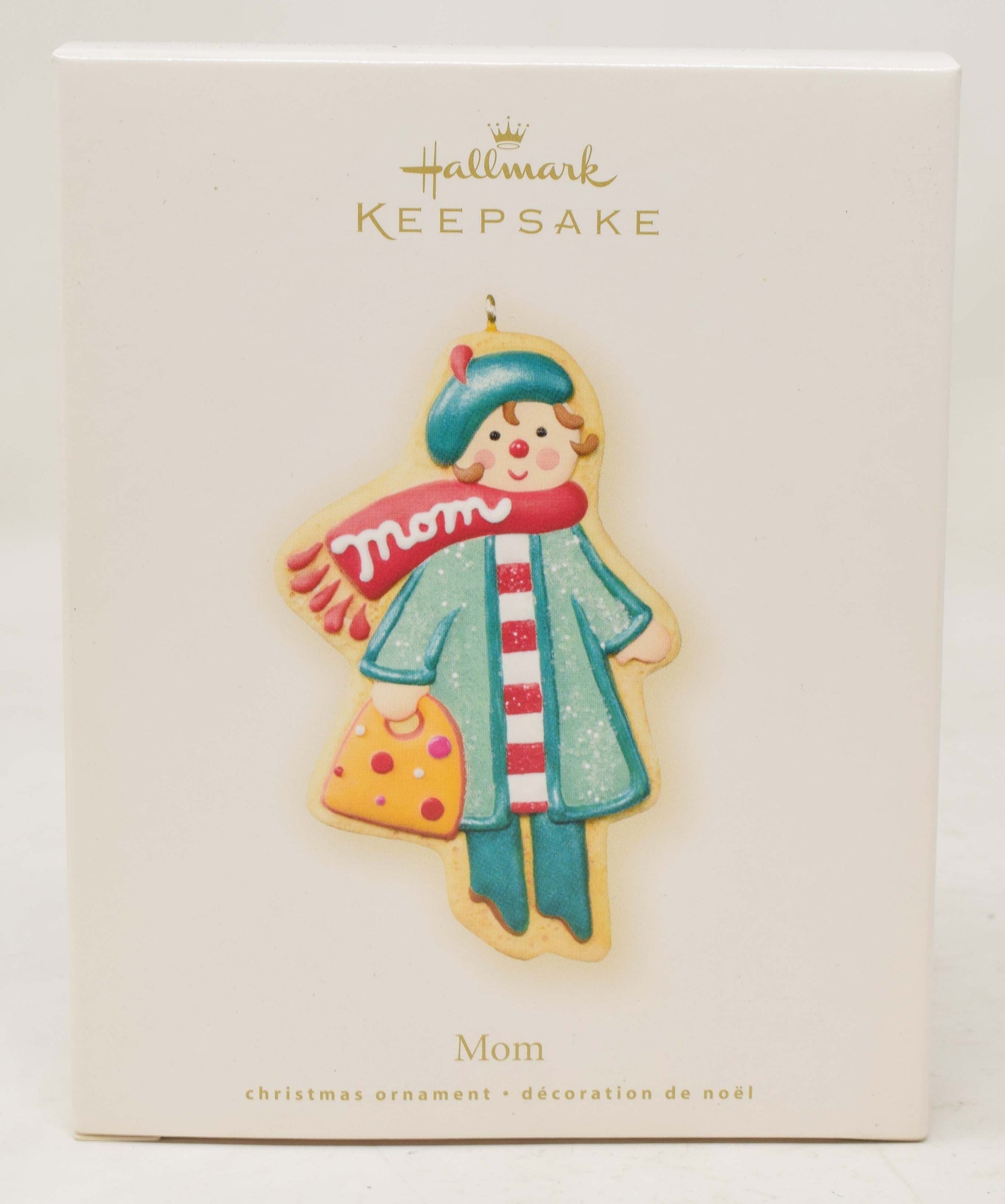 Hallmark 1998 Mom Bear Keepsake Christmas Ornament w/ Cookie Plate