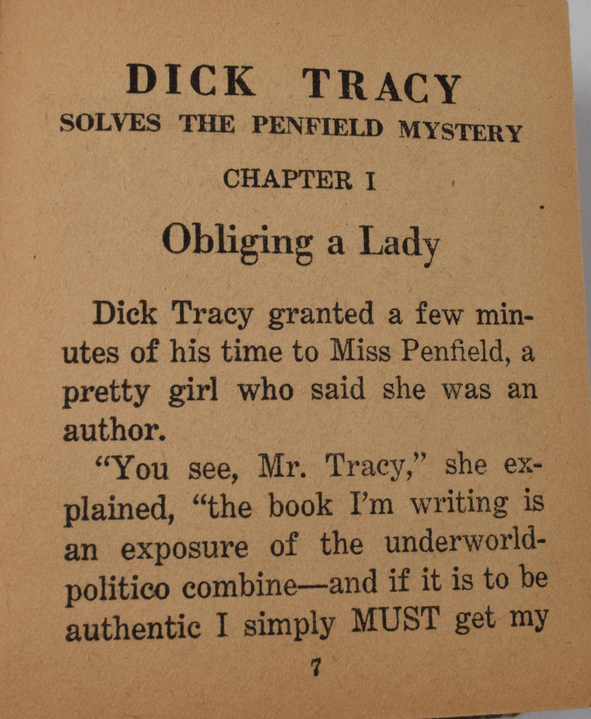 Dick Tracy Solves The Penfield Mystery 1137 Big Little Book Whitman 1933 PR - Golden Apple Comics