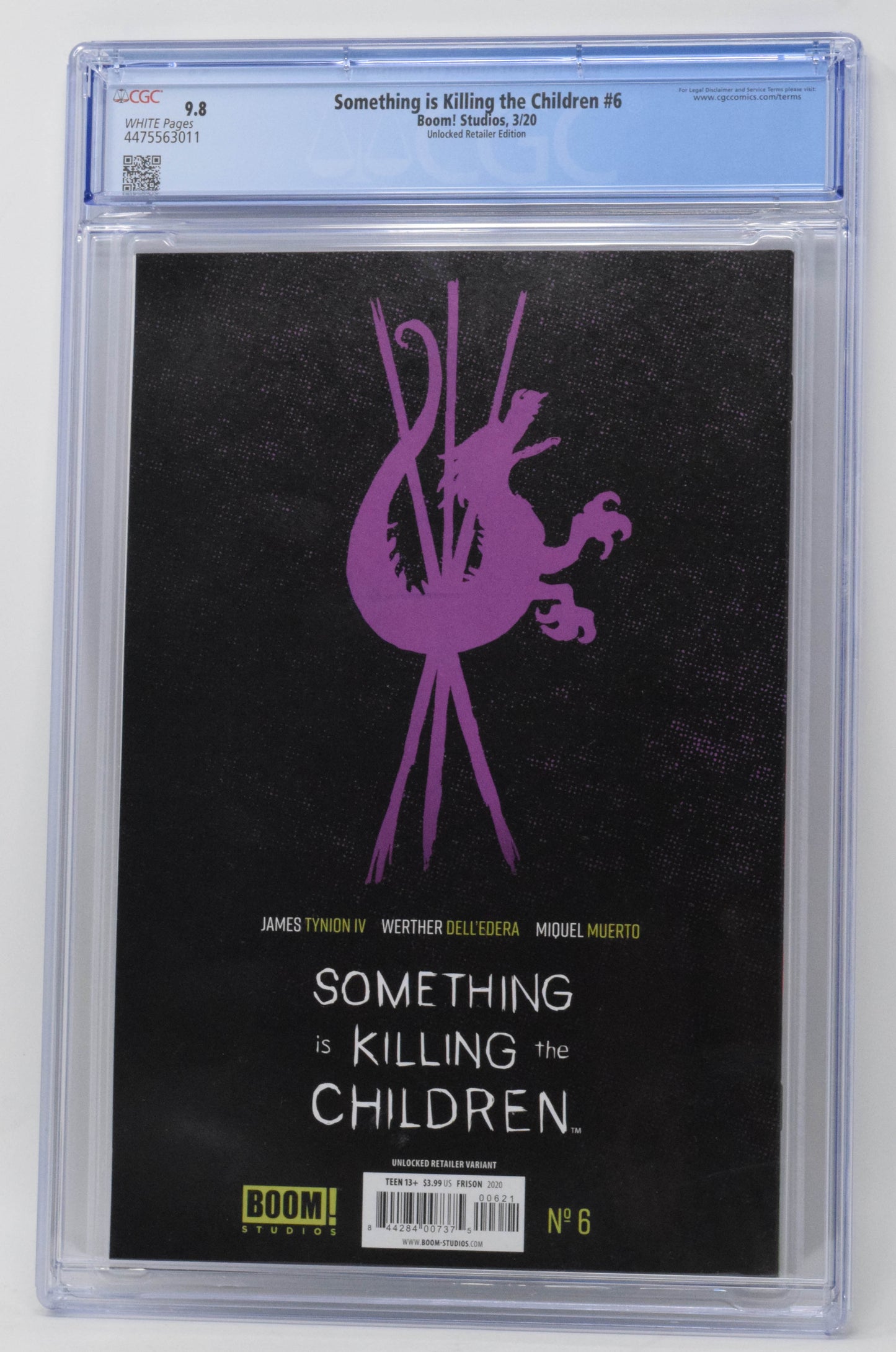 Something Is Killing The Children 6 Boom 2019 CGC 9.8 Jenny Frison James Tynion