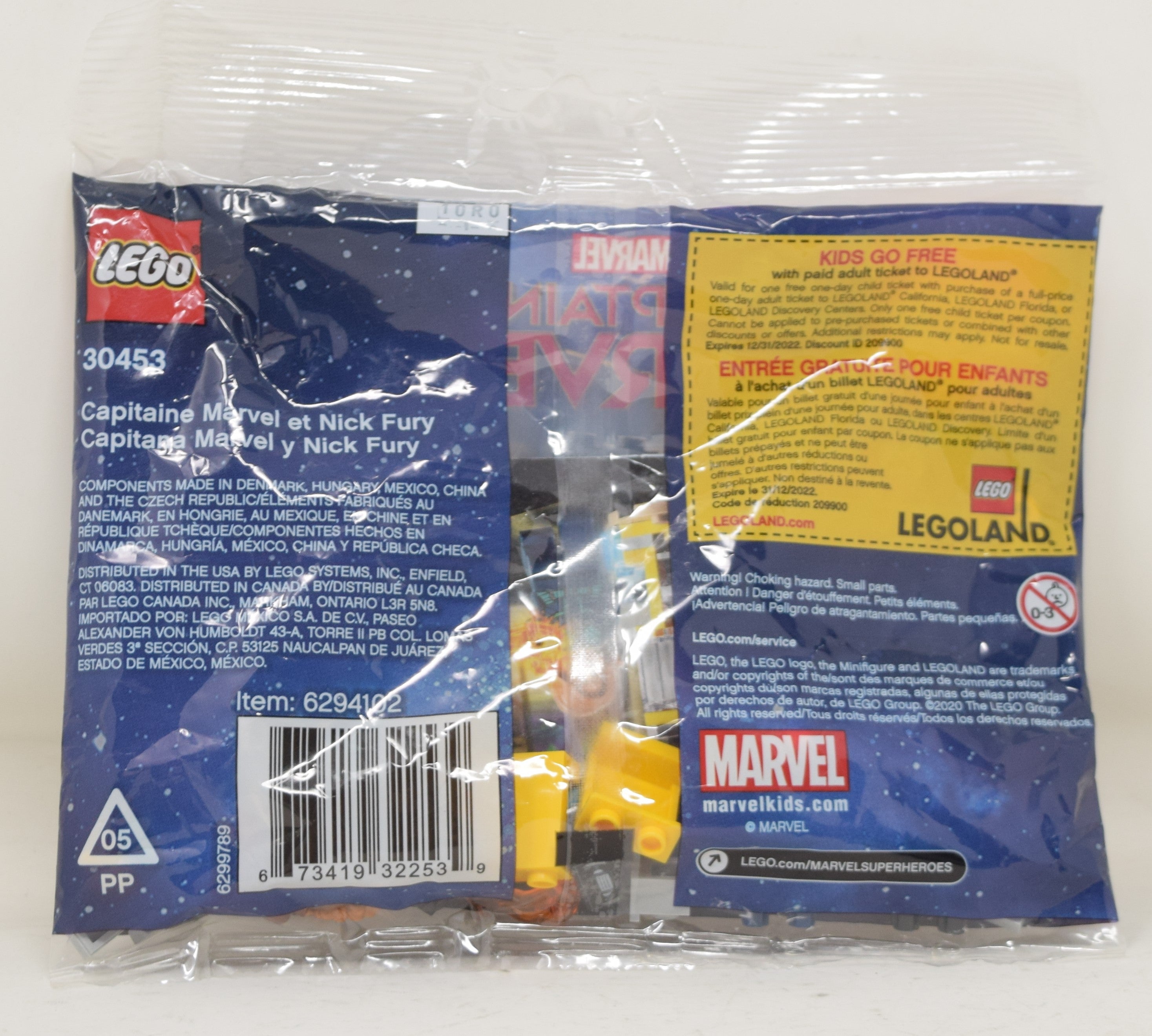 Lego super heroes captain discount marvel and nick fury 30453