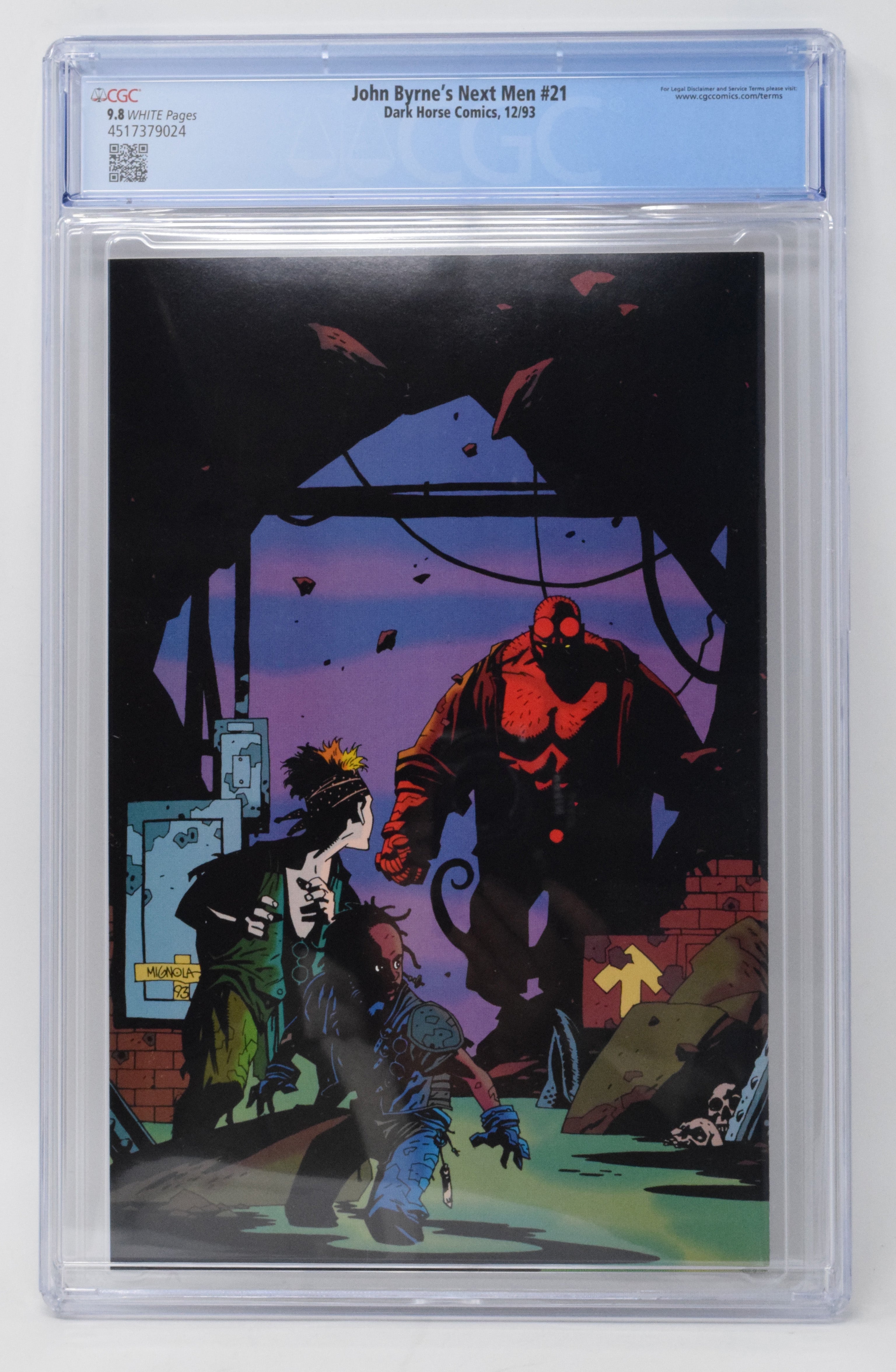 Next Men 21 Dark Horse 1993 CGC 9.8 1st Hellboy John Byrne Mike Mignol