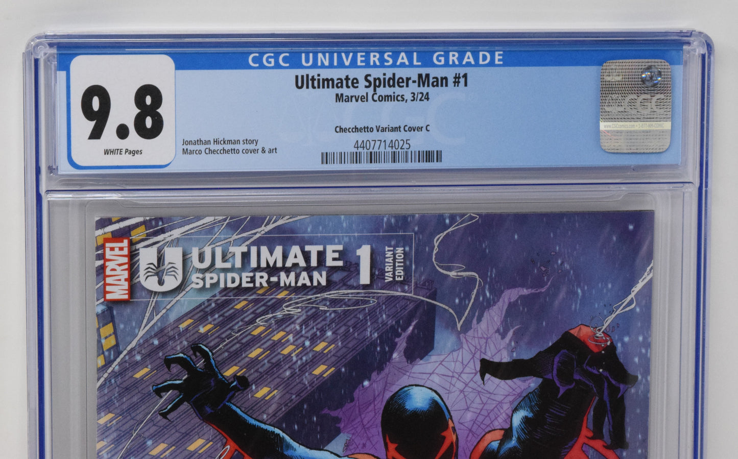 Ultimate Spider-Man 1 Marvel 2024 CGC 9.8 Marco Checchetto C 2099 Variant