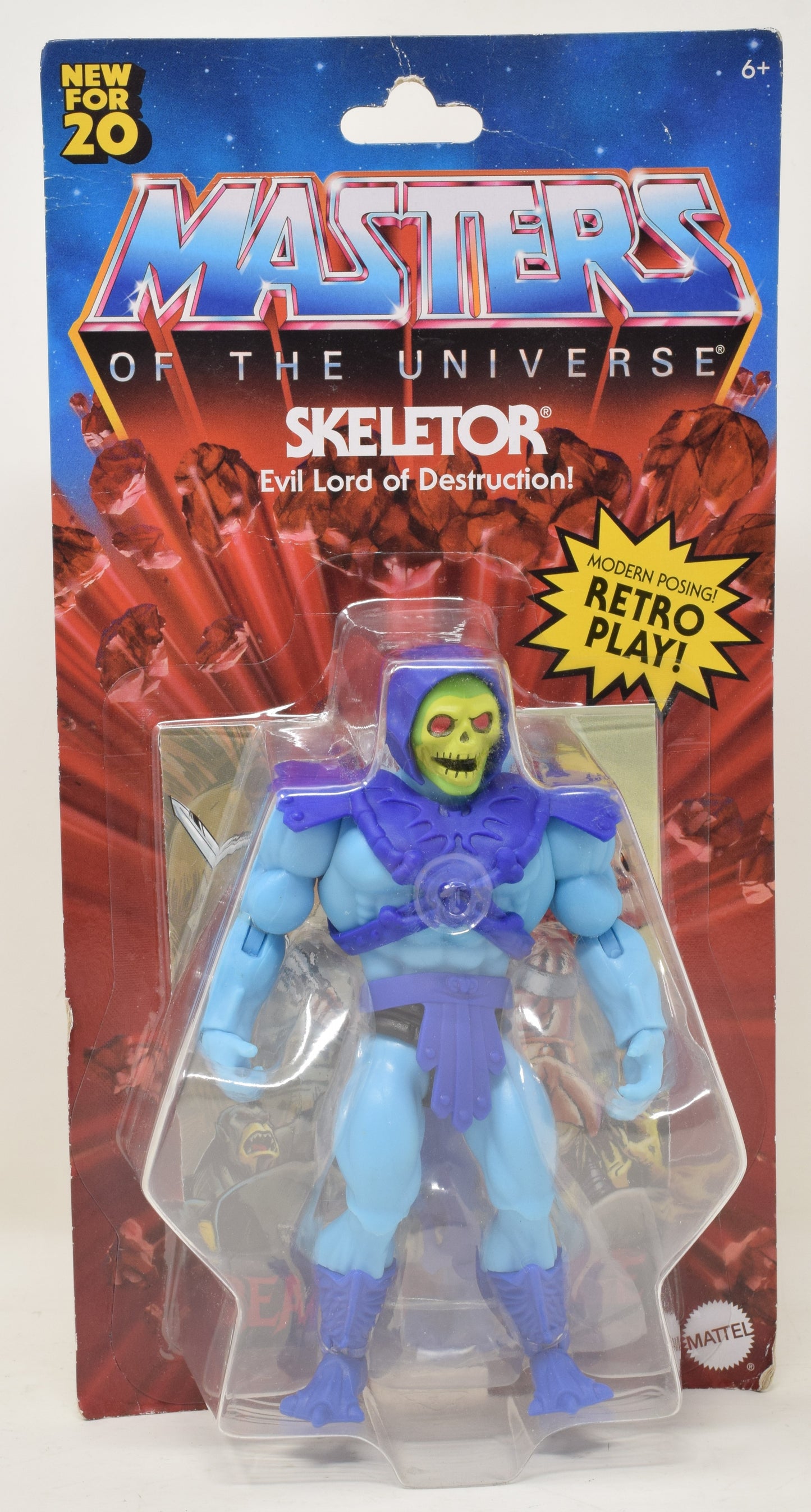 Masters of the Universe Skeltor 6" Figure Retro Play He-Man Mattel MOC New