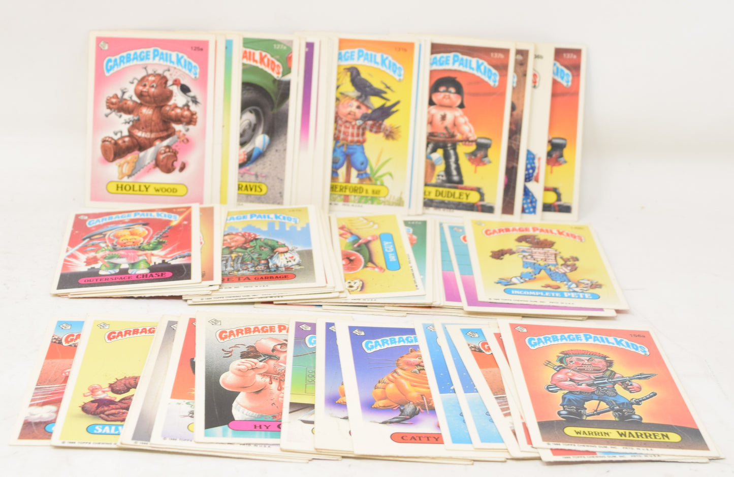 Garbage Pail Kids Cards Series 4 4th Topps 1986 Set 125  A B - 166 A B