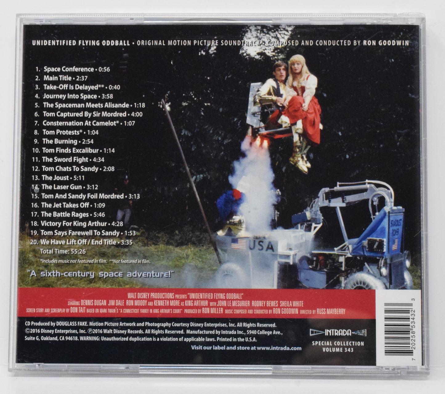 Unidentified Flying Oddball Soundtrack CD Ron Goodwin