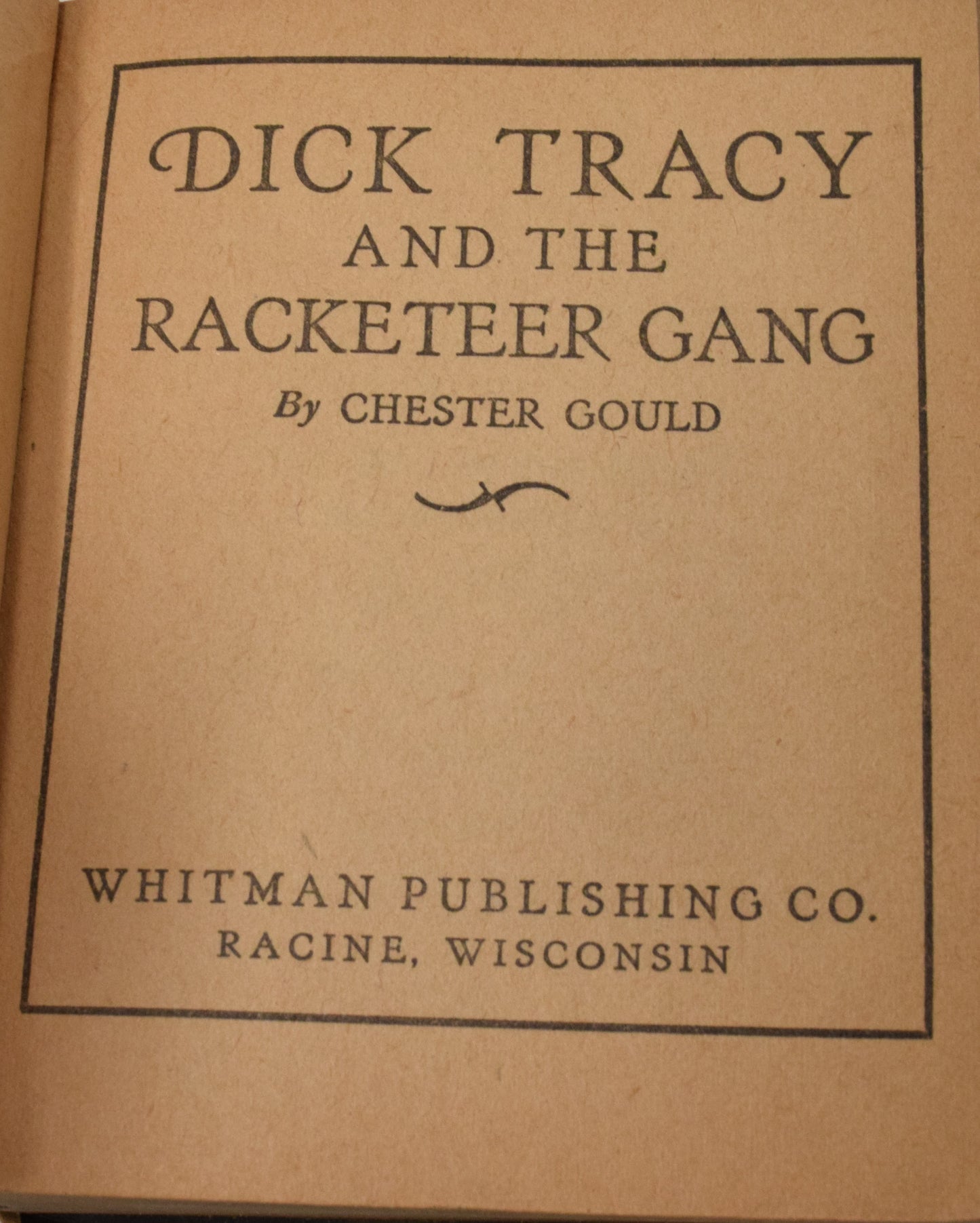 Dick Tracy And The Racketeer Gang 1112 Big Little Book Whitman 1936 PR FR - Golden Apple Comics